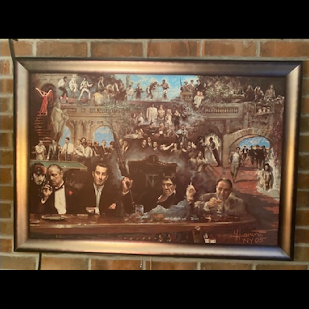 Gangsters portrait. Purchased from the Danbury fair mall in Danbury, ct. in 2005
